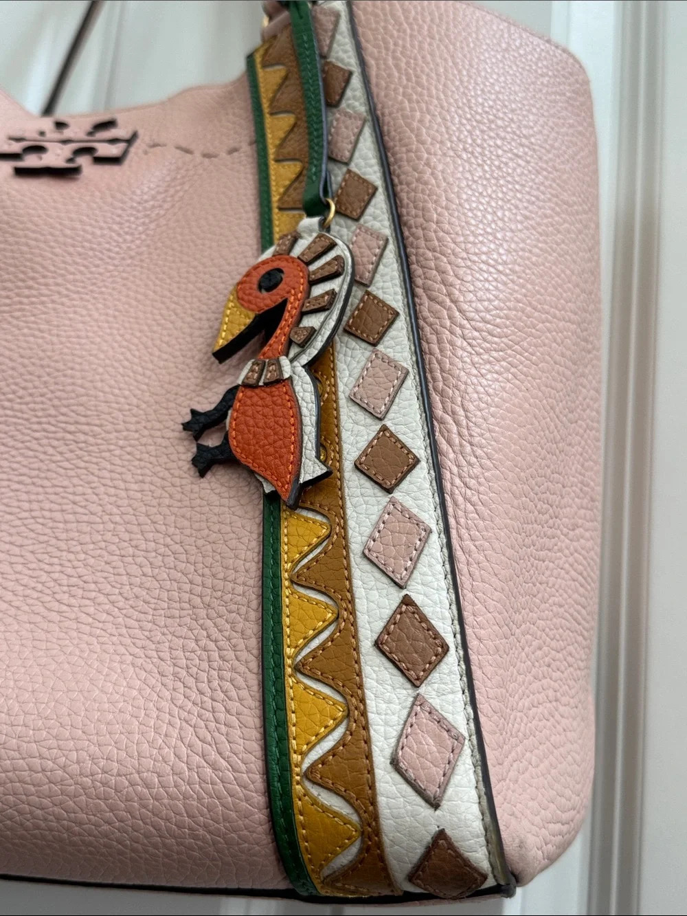 Tory Burch Classic Patchwork McGraw Carryall Bag - Picture 9 of 15